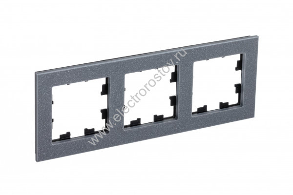 AtlasDesign Nature Мрамор айс грей Рамка 3-ая Schneider Electric