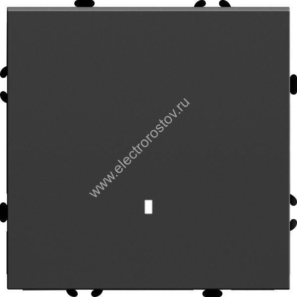 STEKKER Эмили Черный уголь, soft touch Выключатель 1-клавишный c индикатором