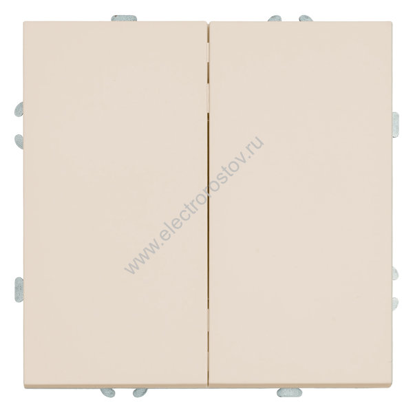 STEKKER Эмили Кашемир, soft touch Выключатель 2-клавишный