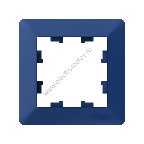 Systeme Electric AtlasDesign Air Аквамарин/дымчатый черный Рамка 1-ая