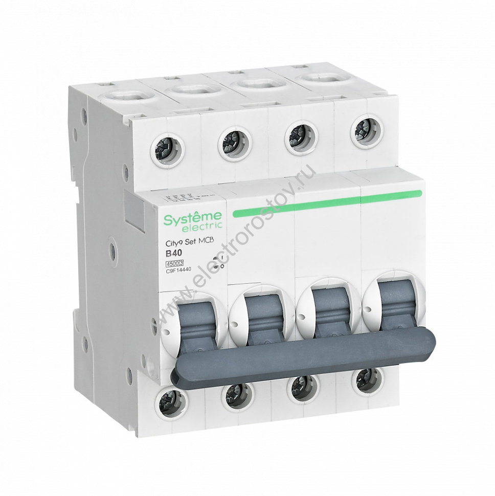 City9 Автоматический выключатель 4.5кА 4P B40 Systeme Electric