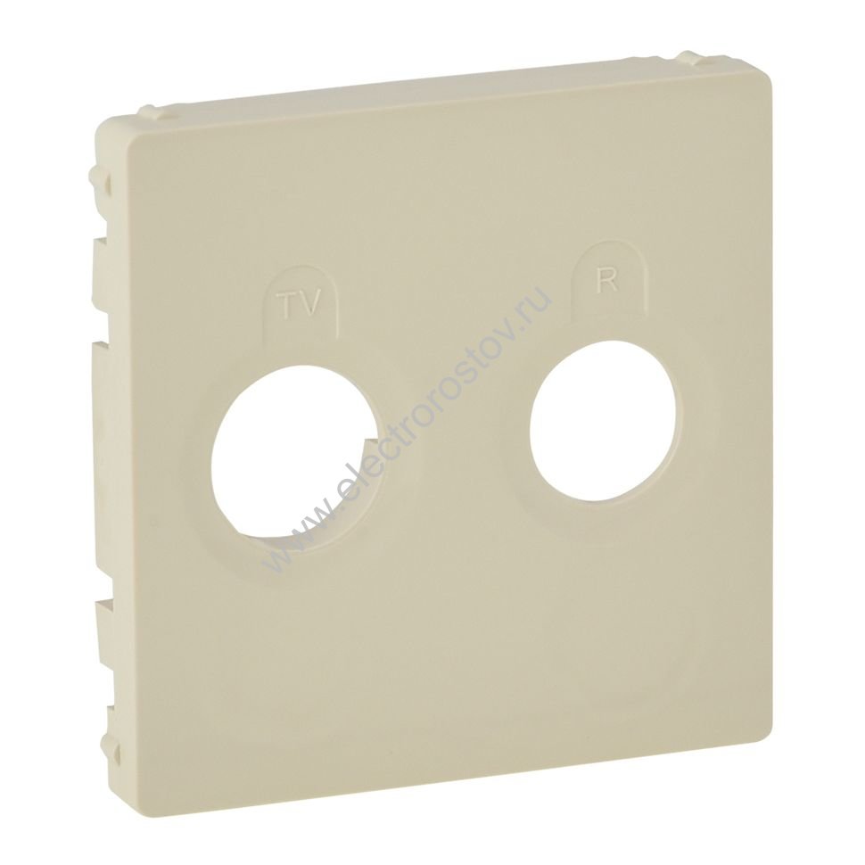 Valena LIFE Слоновая кость Лицевая панель Розетка TV-R Legrand