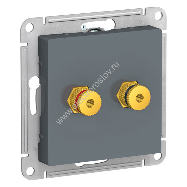 AtlasDesign Грифель Аудиорозетка двухместная Schneider Electric
