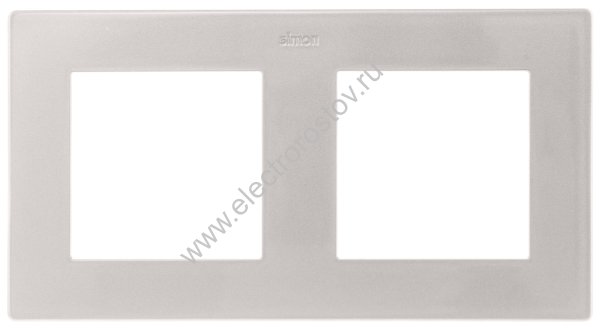 Simon 24 Алюминий Рамка 2-ая Simon