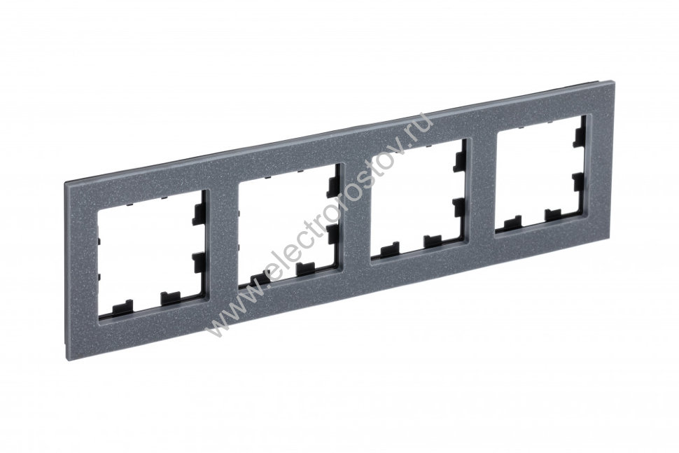 AtlasDesign Nature Мрамор айс грей Рамка 4-ая Schneider Electric