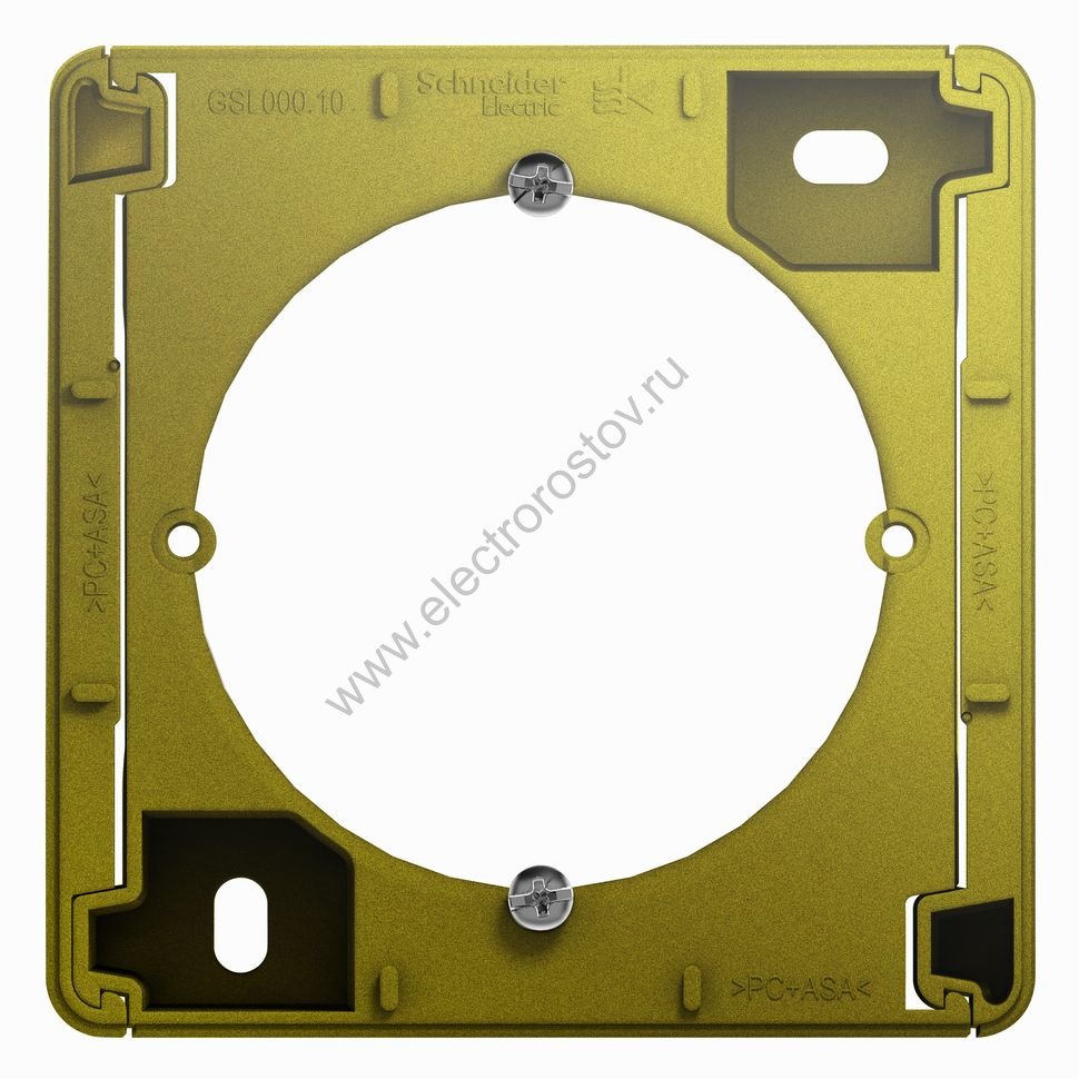 Systeme Electric Glossa Фисташковый Адаптер для открытого монтажа