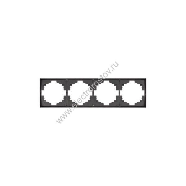 KRANZ STRONG Рамка 4-постовая графит