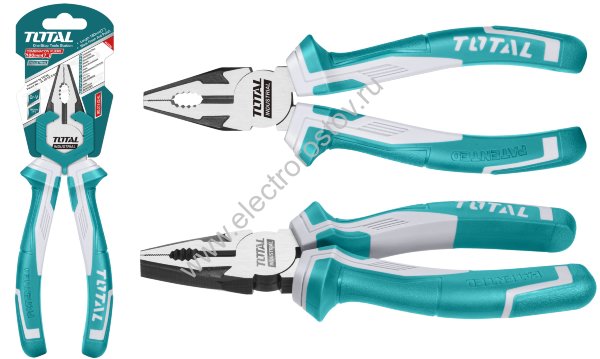 Пассатижи 180мм комбинированные TOTAL