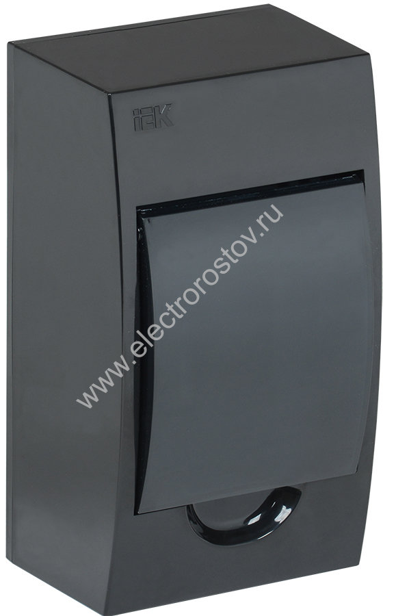 KREPTA 3 Корпус пластиковый накладной ЩРН-П-4 IP41 черный IEK
