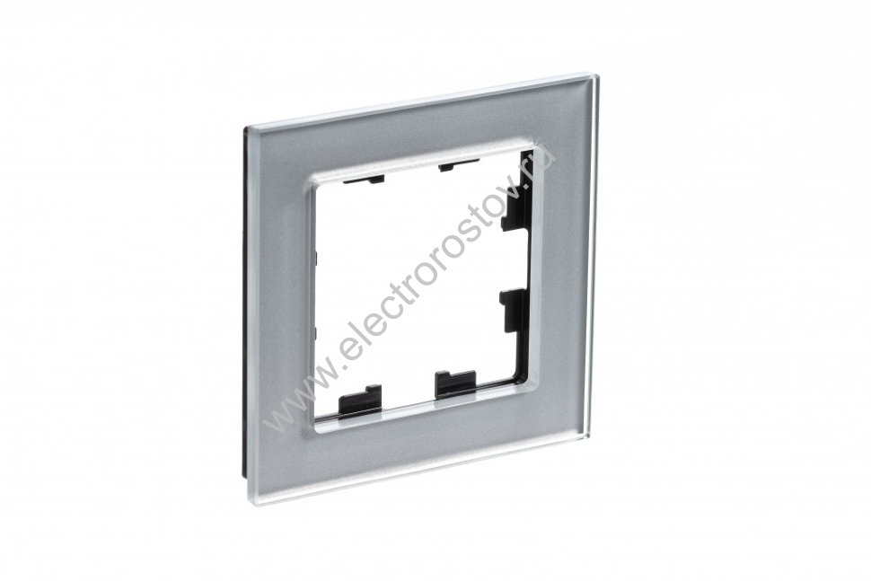 AtlasDesign Nature Стекло алюминий Рамка 1-ая Schneider Electric