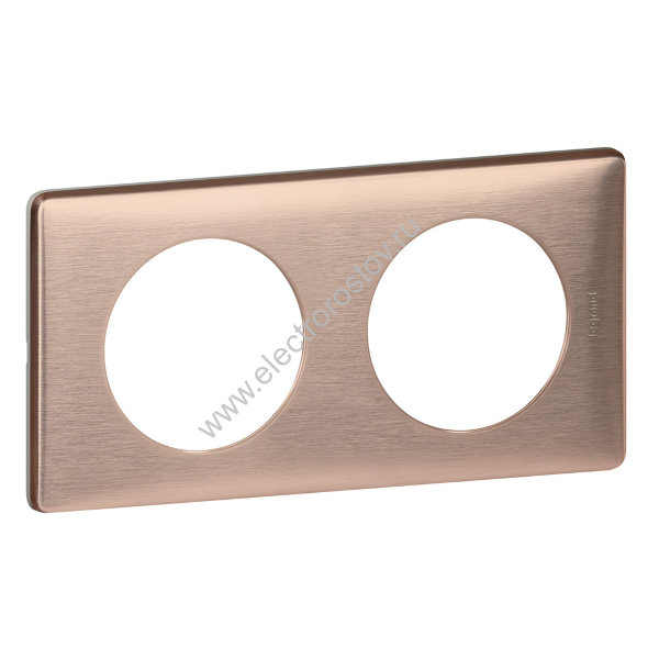 Celiane Медь Рамка 2-ая (2+2 мод) Legrand