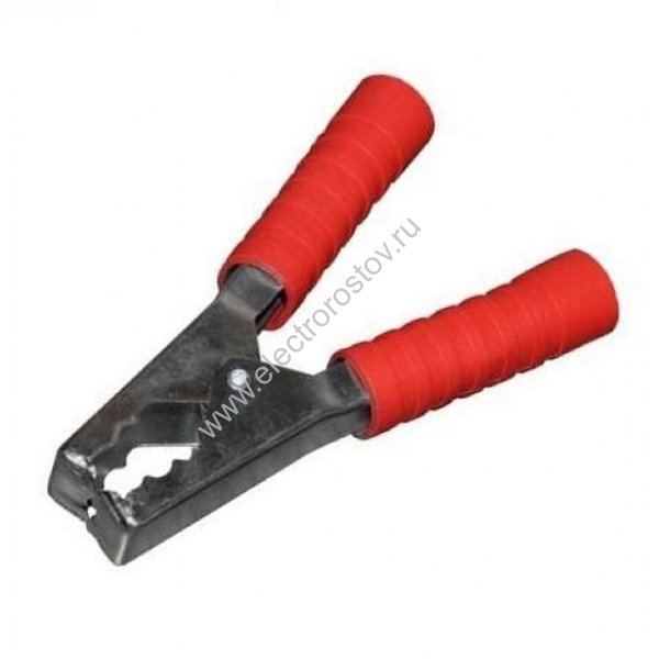 Зажим "крокодил" АВТО 150мм, 250А, красный