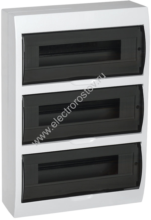 KREPTA 3 Корпус пластиковый накладной ЩРН-Пк-45 IP41 белый IEK