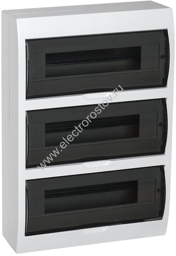 KREPTA 3 Корпус пластиковый накладной ЩРН-Пк-45 IP41 белый IEK