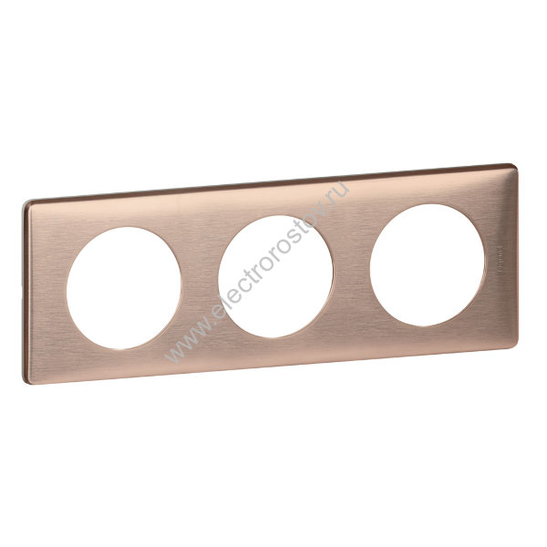 Celiane Медь Рамка 3-ая (2+2+2 мод) Legrand