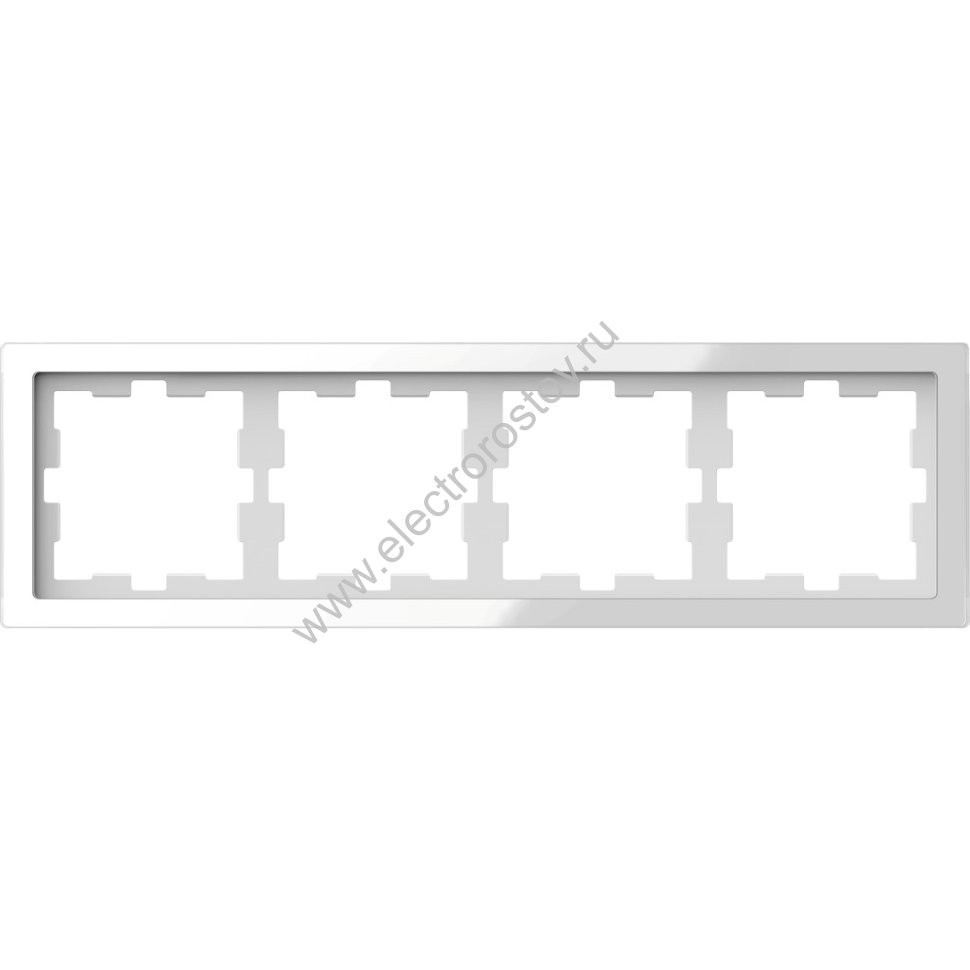 Schneider Electric Merten D-Life Белый Кристалл Рамка 4-ая
