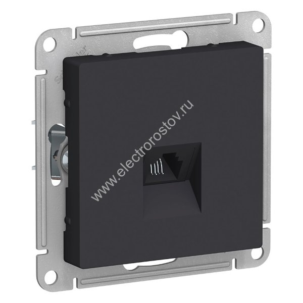 AtlasDesign Карбон Розетка телефонная RJ11 Schneider Electric