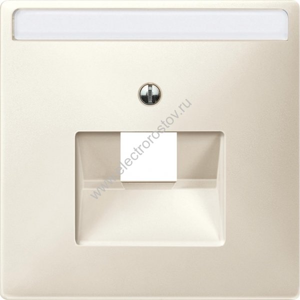 Schneider Electric Merten SD Беж Накладка розетки ТЛФ/комп 1-ой наклонной (термопласт)