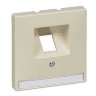Schneider Electric Merten SD Беж Накладка розетки ТЛФ/комп 1-ой наклонной (термопласт)