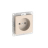 AtlasDesign Беж Розетка 1-ая б/з без шторок с быстрозажим. клеммами Schneider Electric