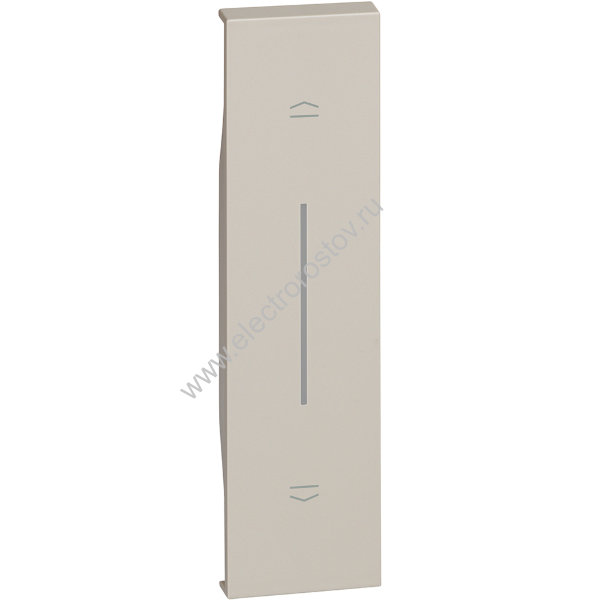 BT Living now Песочный Лицевая панель для выключ рольставень (горизонтальн) 1 мод