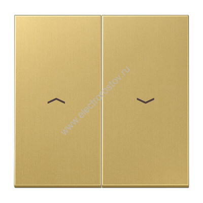 LS 990 Латунь классик Клавиша 2-ая жалюзийная JUNG