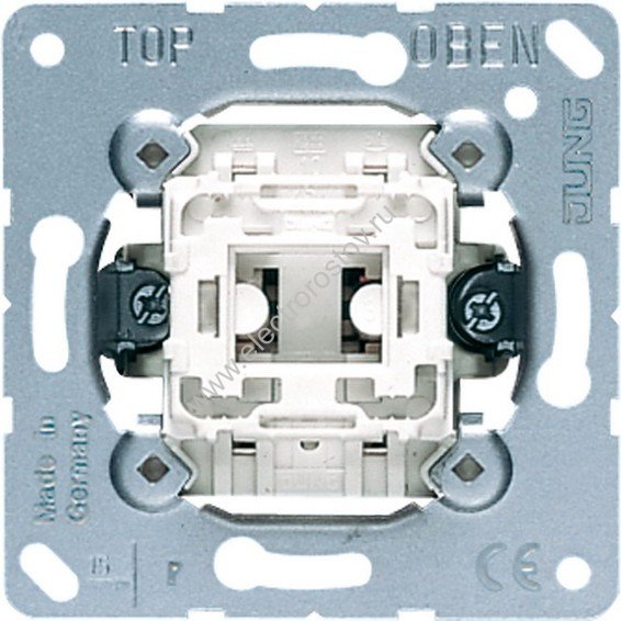 JUNG EcoProfi Мех Переключатель 1-клавишный, промежуточный, 10А, 250В