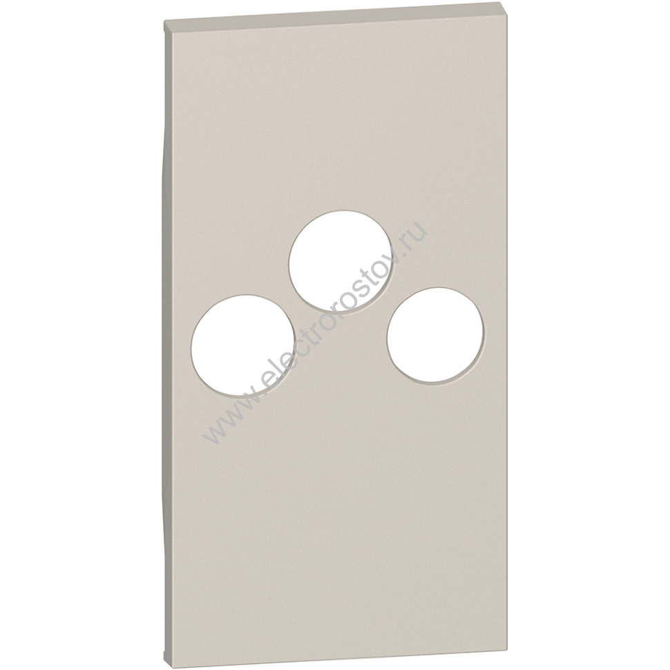 Living now Песочный Лицевая панель для розеток TV-R-SAT 2 мод Bticino