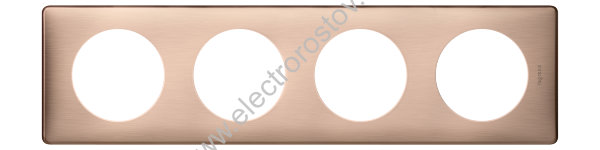 Celiane Медь Рамка 4-ая (2+2+2+2 мод) Legrand