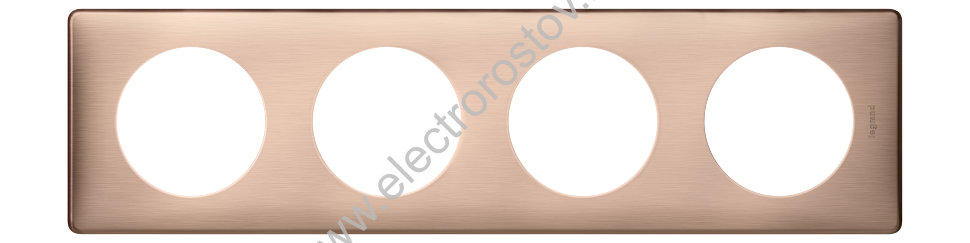 Celiane Медь Рамка 4-ая (2+2+2+2 мод) Legrand