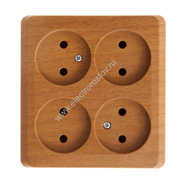 Этюд Бук Розетка 4-ая б/з Schneider Electric