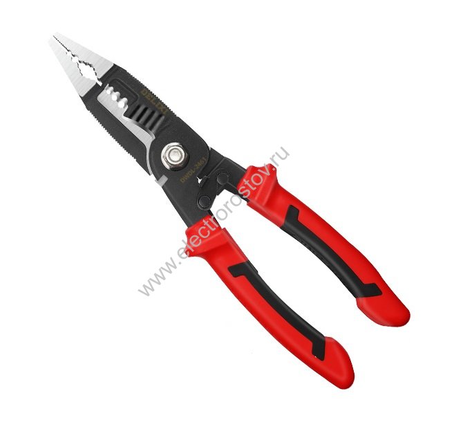Ножницы кабельные многофункциональные красные