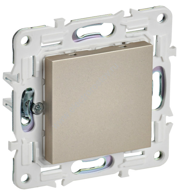 IEK SKANDY Шампань Заглушка с суппортом SK-C01Sh