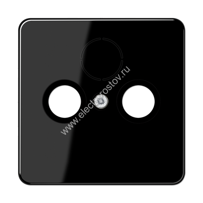 CD 500 Черный Накладка TV-FM-SAT JUNG