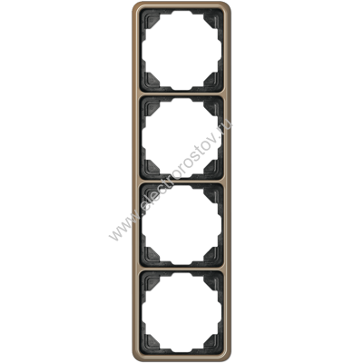 CD 500 Светлая бронза Рамка 4-ая JUNG