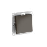 AtlasDesign Мокко Переключатель 1-клавишный c быстрозажим. клеммами Schneider Electric