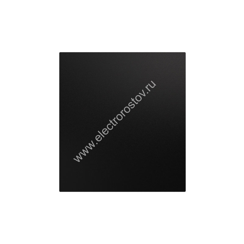 KRANZ STRONG Выключатель 1 кл возвратный 10А с/у антрацит, с 1-пост. рамкой