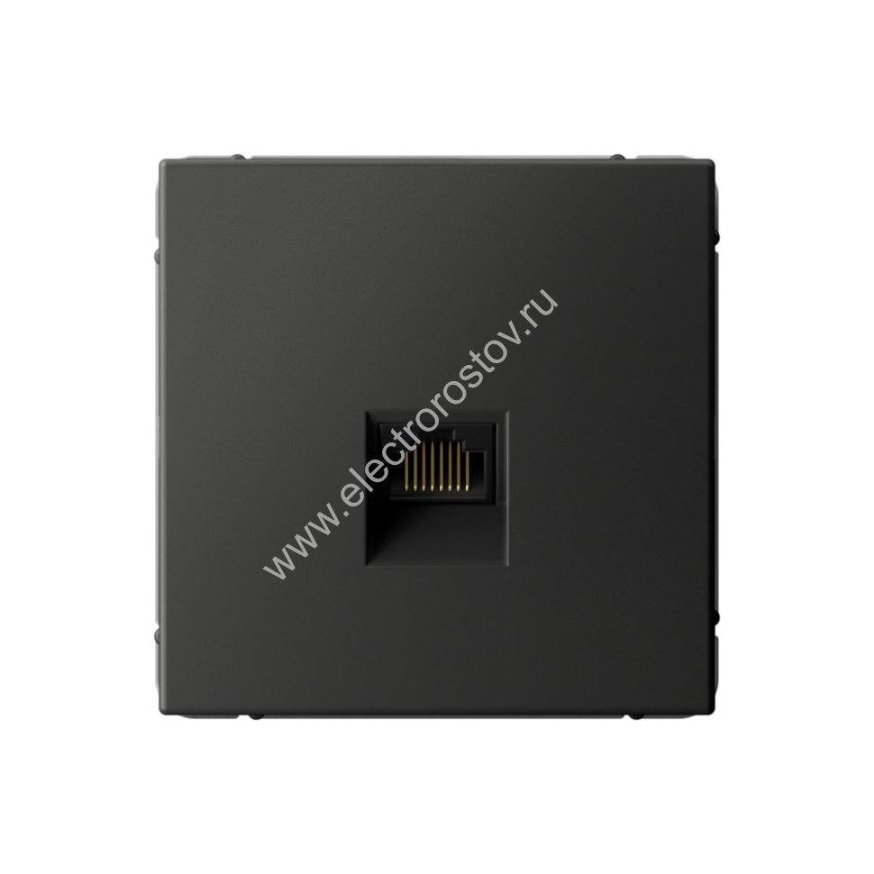 Systeme Electric ArtGallery Базальт Розетка компьютерная RJ45, кат. 6A, механизм