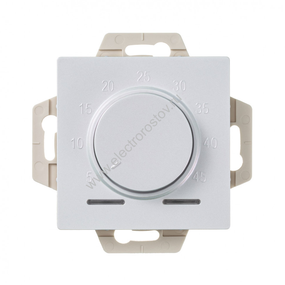 AtlasDesign Жемчуг Термостат электрон. теплого пола с датчиком, 10A, Schneider Electric