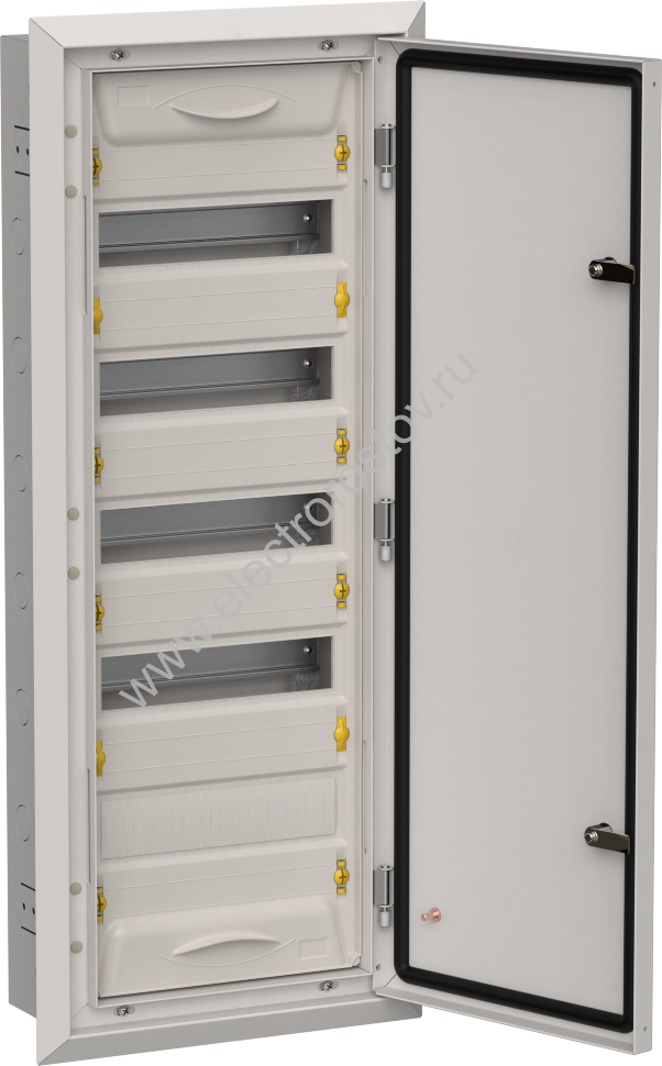 TITAN 5 Корпус мет. ЩРв-60 (1х60) 880х365х130 IP31 сер IEK