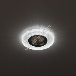 Светильник декор со светодиодной подсветкой, прозрачный ЭРА