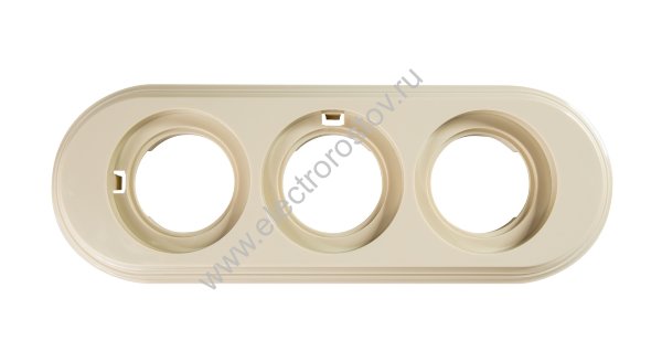 Лизетта Cлоновая кость Рамка 3 постовая, пластик Bironi