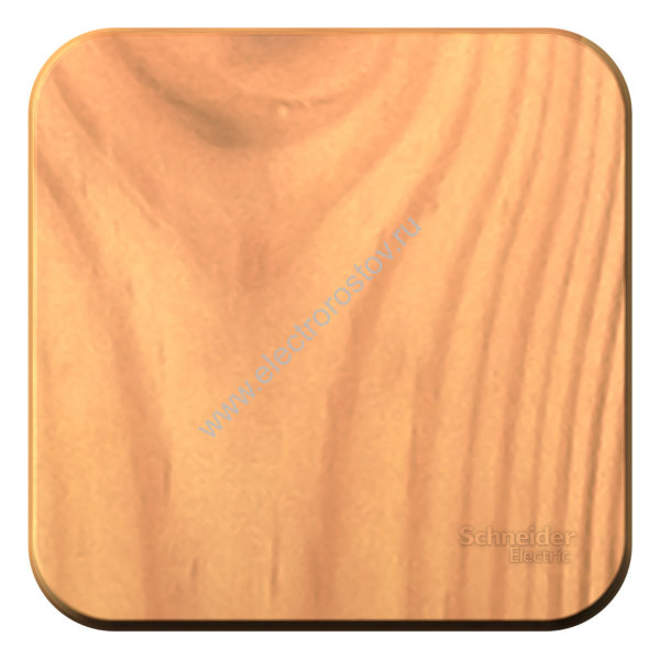 Blanca наруж Ясень Выключатель 1-клавишный с самовозвратом, 10А, 250В, изолир. пластина Schneider El