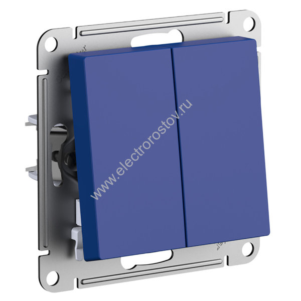 AtlasDesign Аквамарин Переключатель 2-клавишный Schneider Electric
