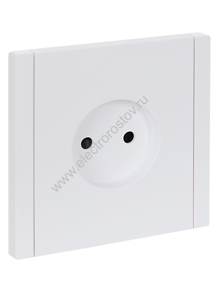 IEK FORTE&PIANO Белый Розетка б/з со шт винтовое крепление 10А FP217