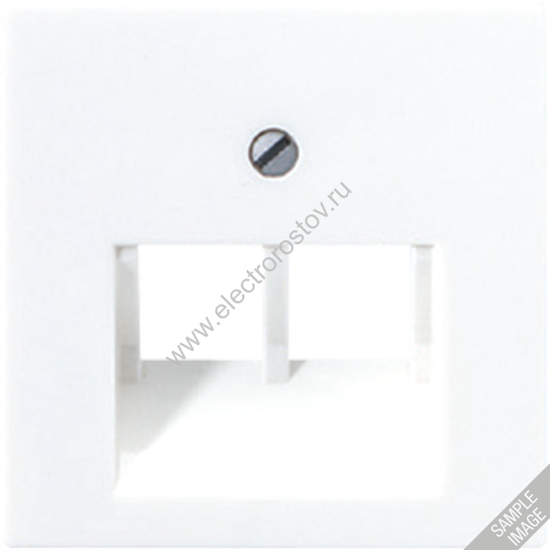 JUNG EcoProfi Бежевая Накладка 2-ой наклонной ТЛФ/комп розетки