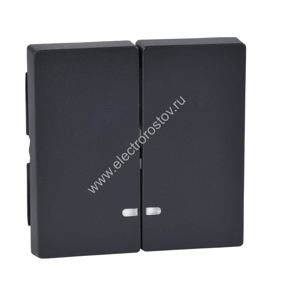 Schneider Electric Merten SM Антрацит Клавиша 2-ая с подсветкой