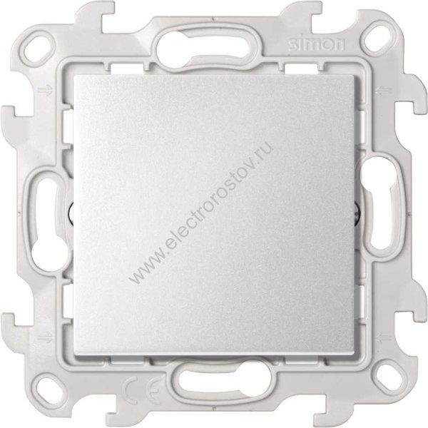 Simon 24 Алюминий Переключатель перекрестный 1-клавишный Simon