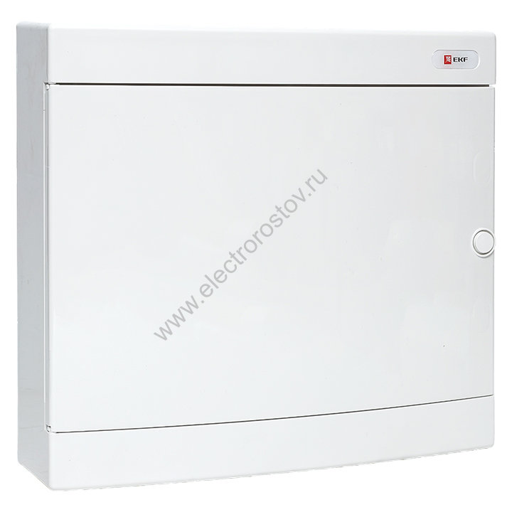 EKF Щит распределительный навесной "Unix" белая дверь 2х18 модулей IP40 EKF PROxima