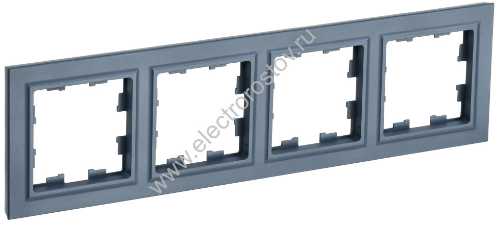 IEK BRITE BASE Маренго Рамка 4-м РУ-4-БрМ